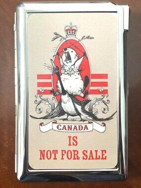 Colorful Canada Beaver  Business Cards, Storage Case